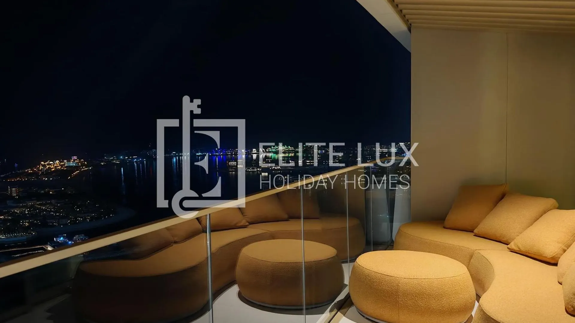 Elite Lux Holiday Homes - Beachfront 1Br Oasis Stunning Views By Elie Saab 두바이 아파트