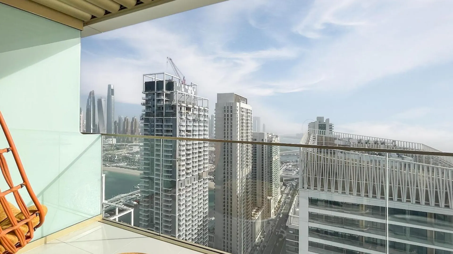 아파트 Elite Lux Holiday Homes - Beachfront 1Br Oasis Stunning Views By Elie Saab 두바이 아랍에미리트
